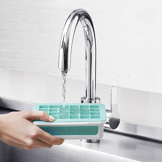 Silicone Small Ice Cube Tray for Cocktails with Lid