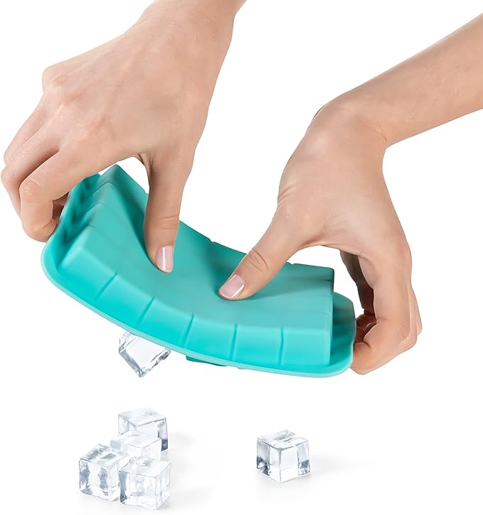 Silicone Small Ice Cube Tray for Cocktails with Lid