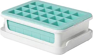 Silicone Small Ice Cube Tray for Cocktails with Lid